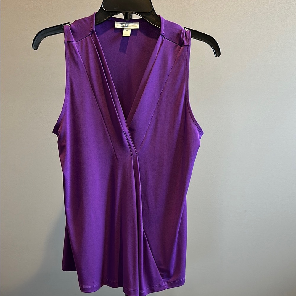DNA Buchman Purple Sleeveless Top